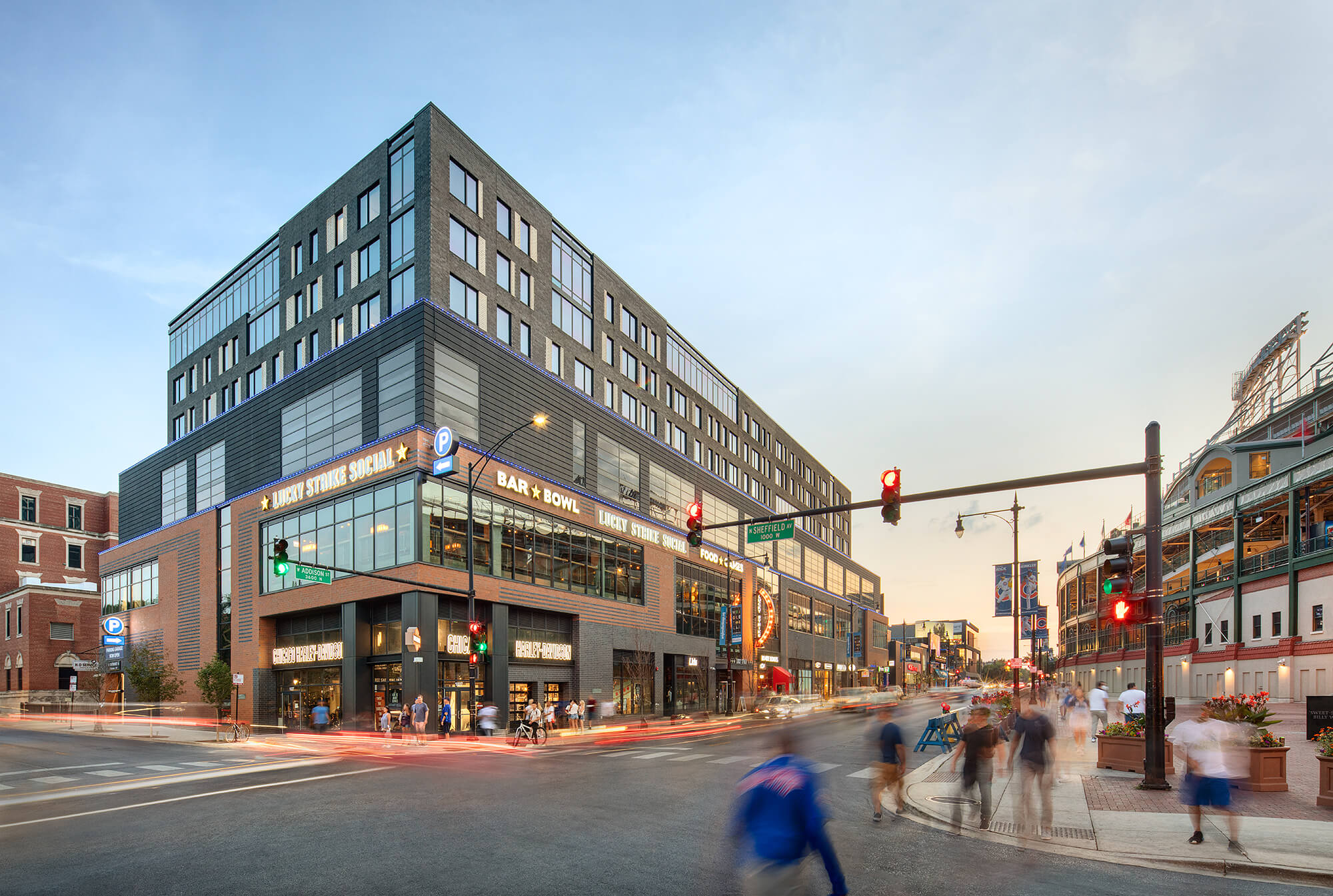 In Chicago, the neighborhood around Wrigley Field continues to grow