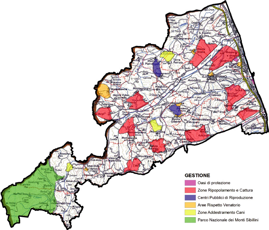 ATC E MAPPE Arci Caccia Fermo