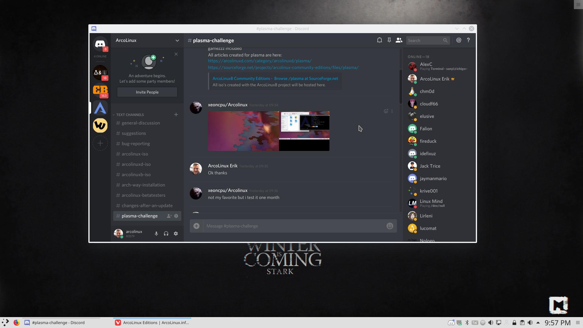 25 installing discord and find the invitation link any desktop