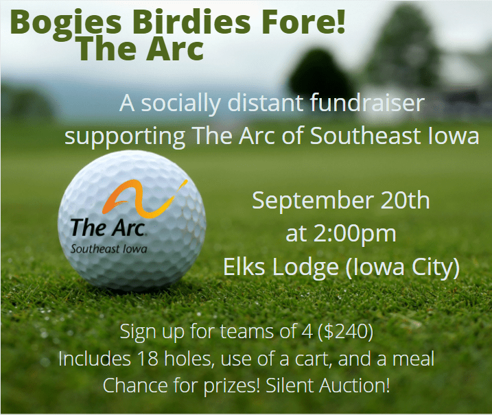 Bogies Birdies Fore! The Arc The Arc of Southeast Iowa