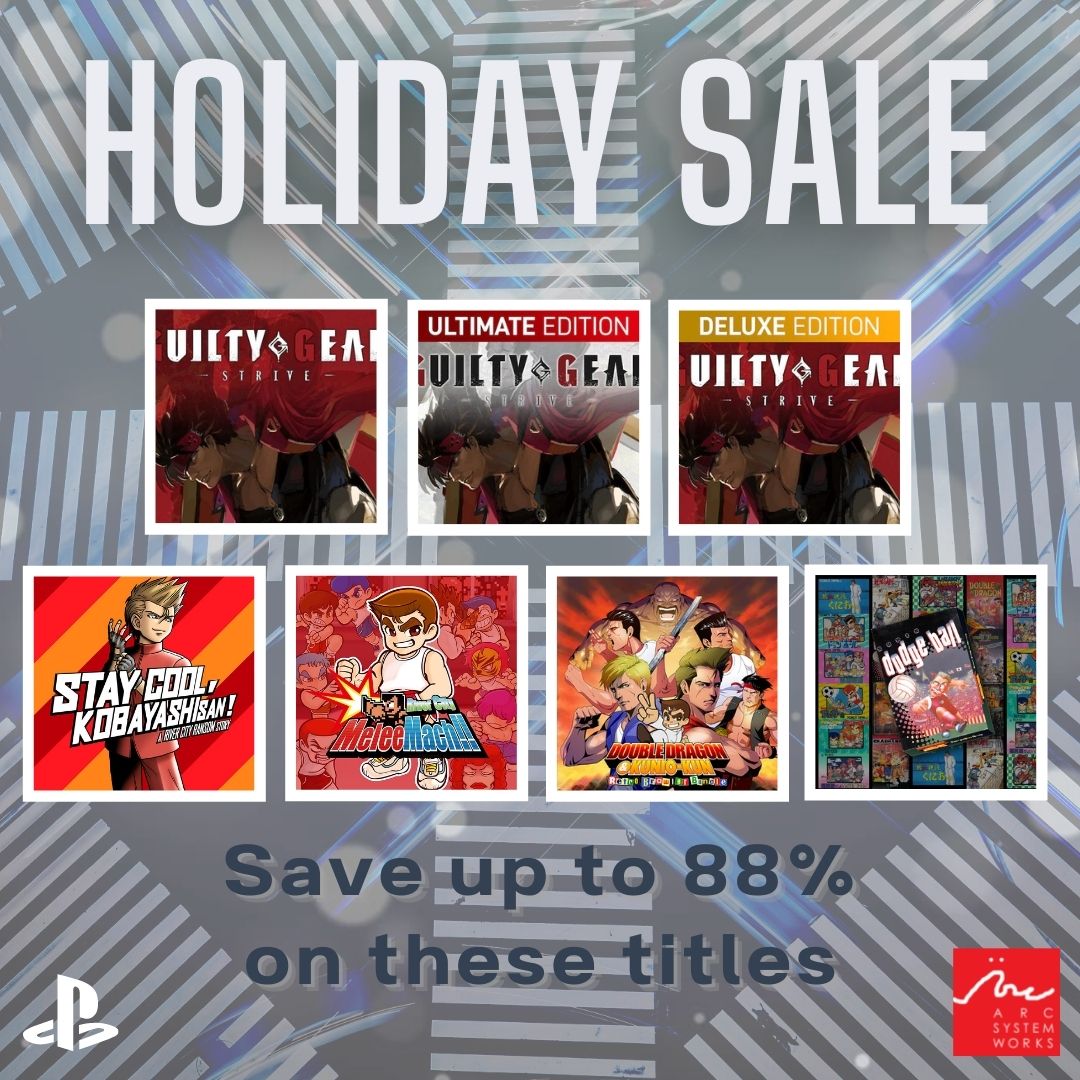 PlayStation Holiday Sale Arc System Works