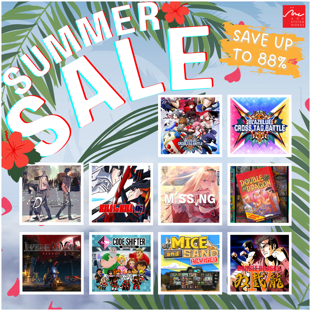 Summer Sale on PlayStation Arc System Works
