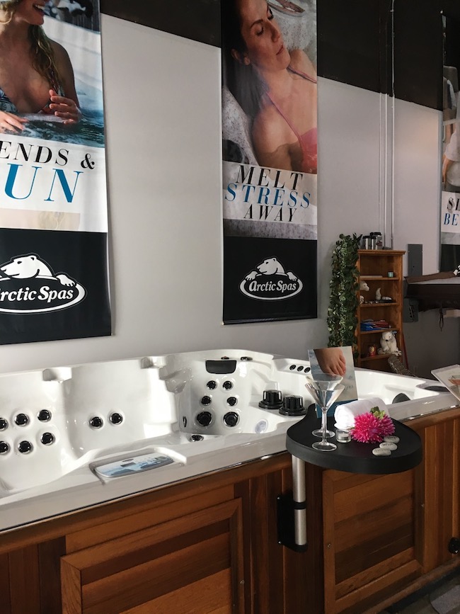 Our Showroom Arctic Spas Kamloops
