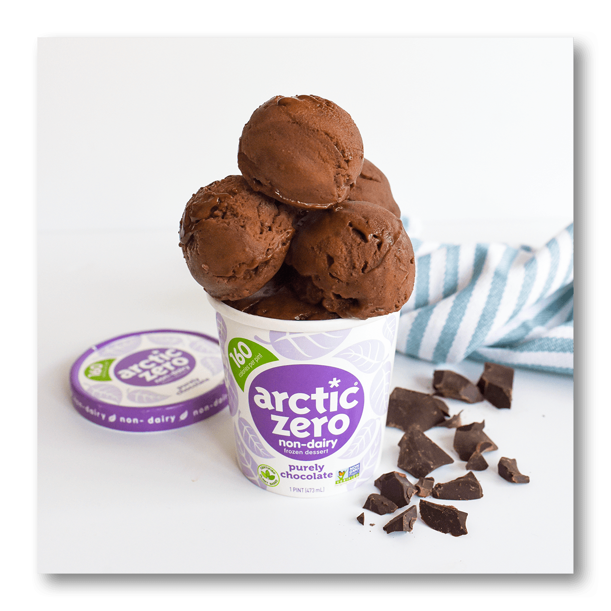 Arctic Zero Fudgy Chocolate Low Calorie Frozen Dessert