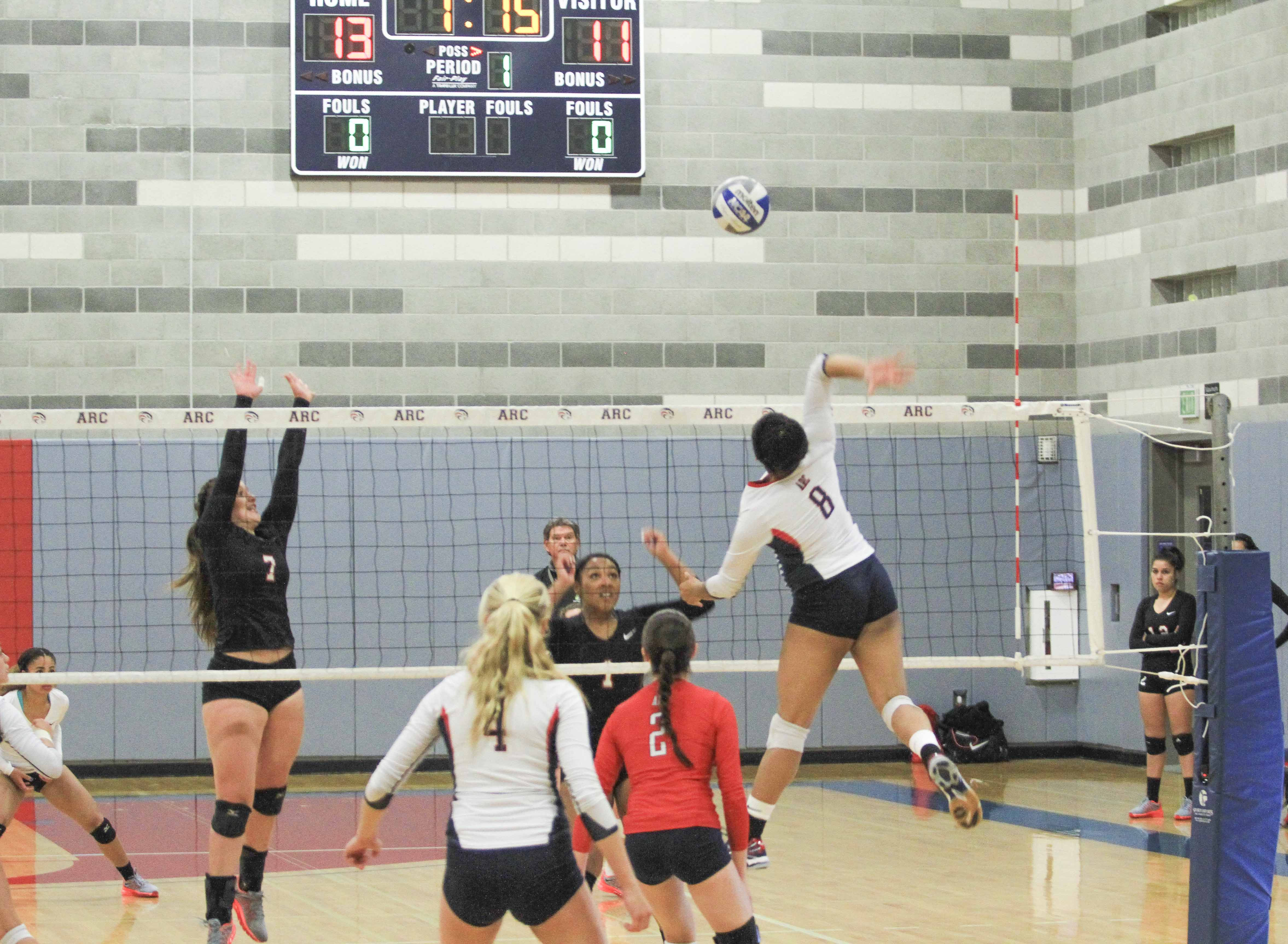 Volleyball team bonds through season a midst changes The American