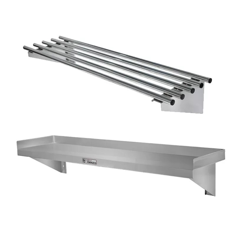 Simply Stainless Wall Shelving Stainless Steel Benches & Shelves