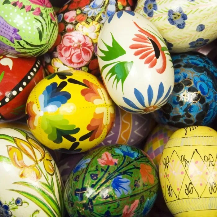 Decorative Easter Eggs (Print 9862147). Framed Photos, Cards