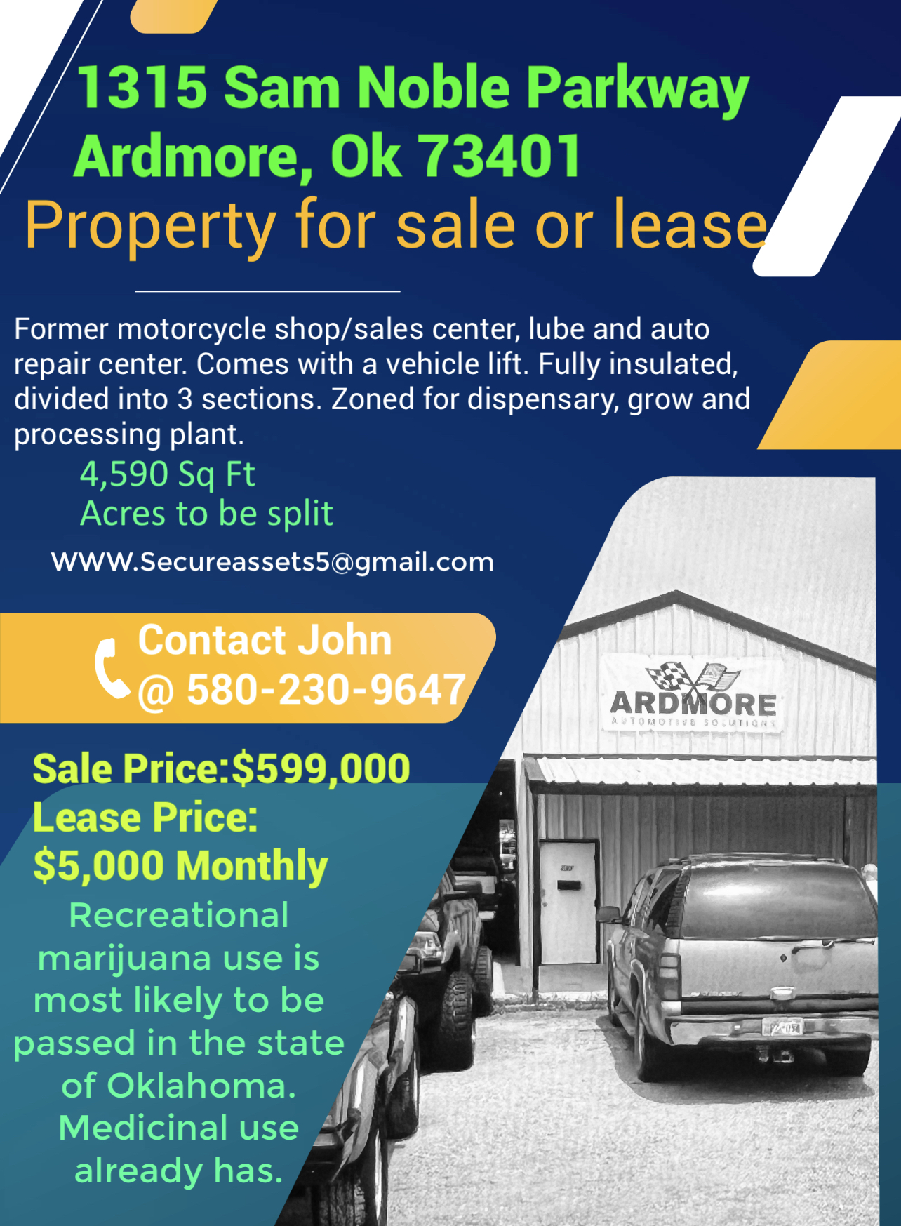 1315 Sam Noble Parkway Ardmore Development Authority