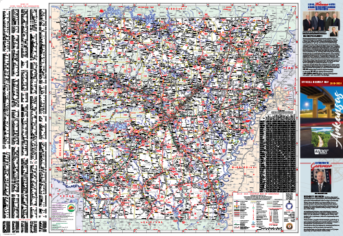 Arkansas State Highway (Tourist) Map - Arkansas Department of
