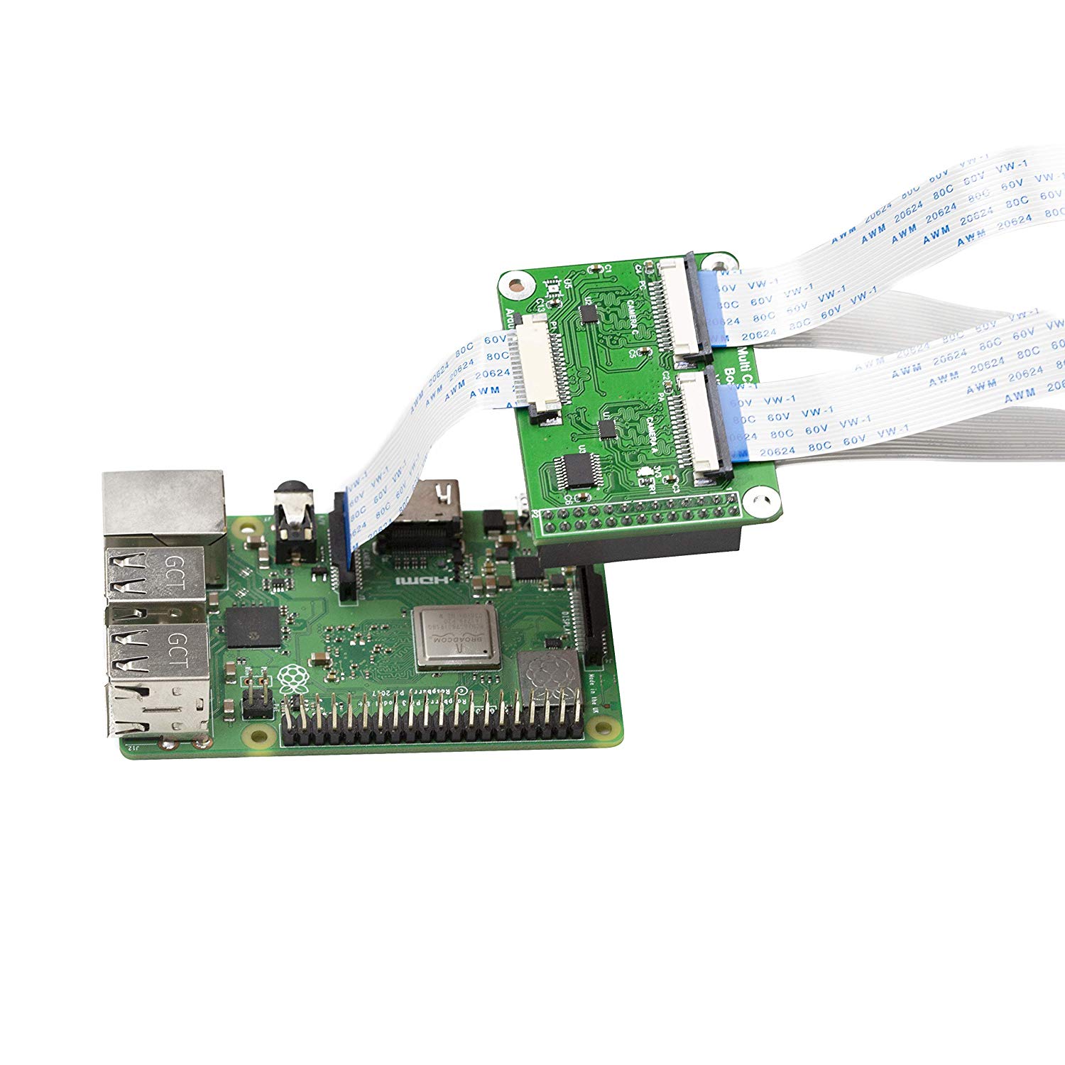 Arducam Multi Camera Adapter Module V2.1 for Raspberry Pi 4 B, 3B+, Pi