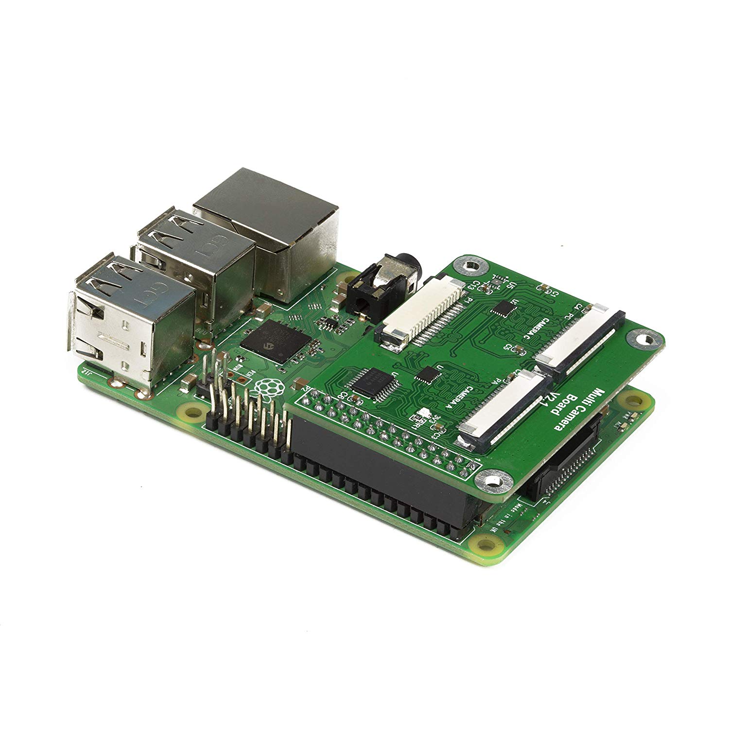 Arducam Multi Camera Adapter Module V2.1 for Raspberry Pi 4 B, 3B+, Pi