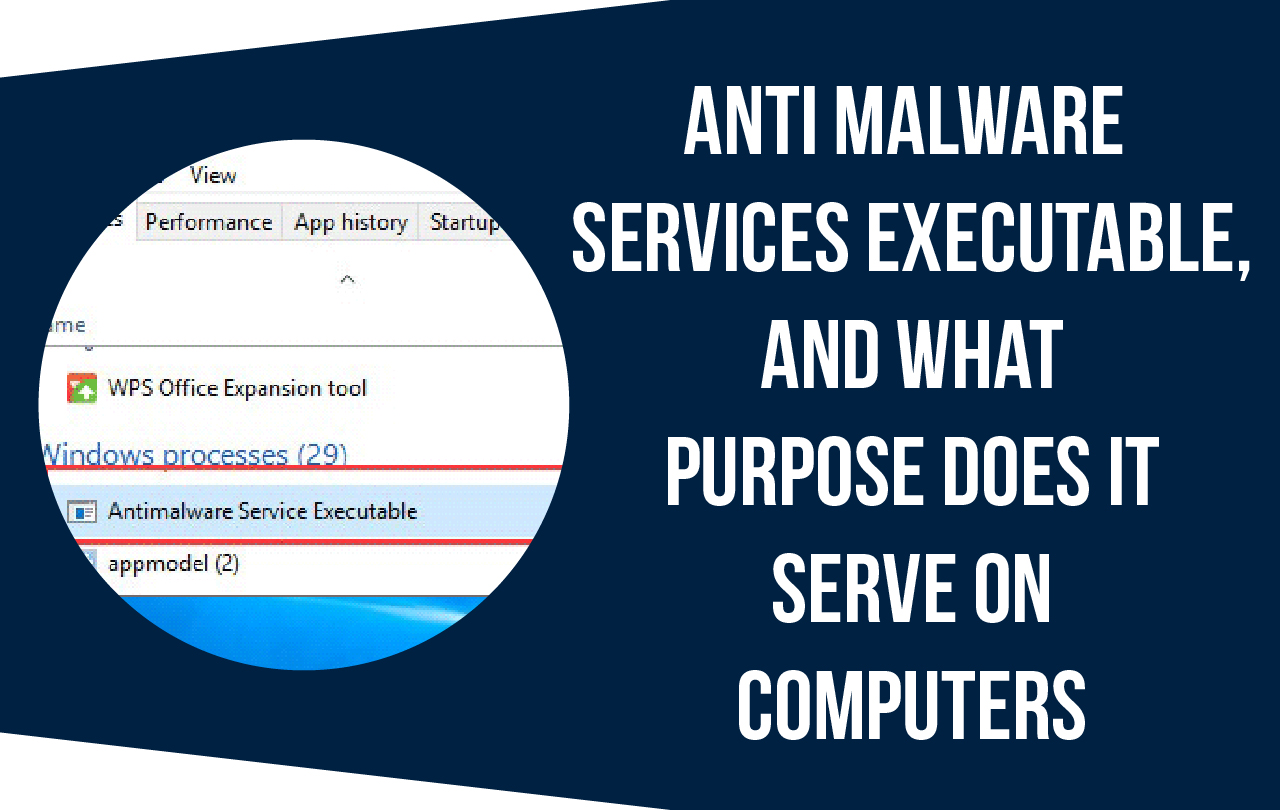 What is Anti Malware Services Executable, and what purpose does it