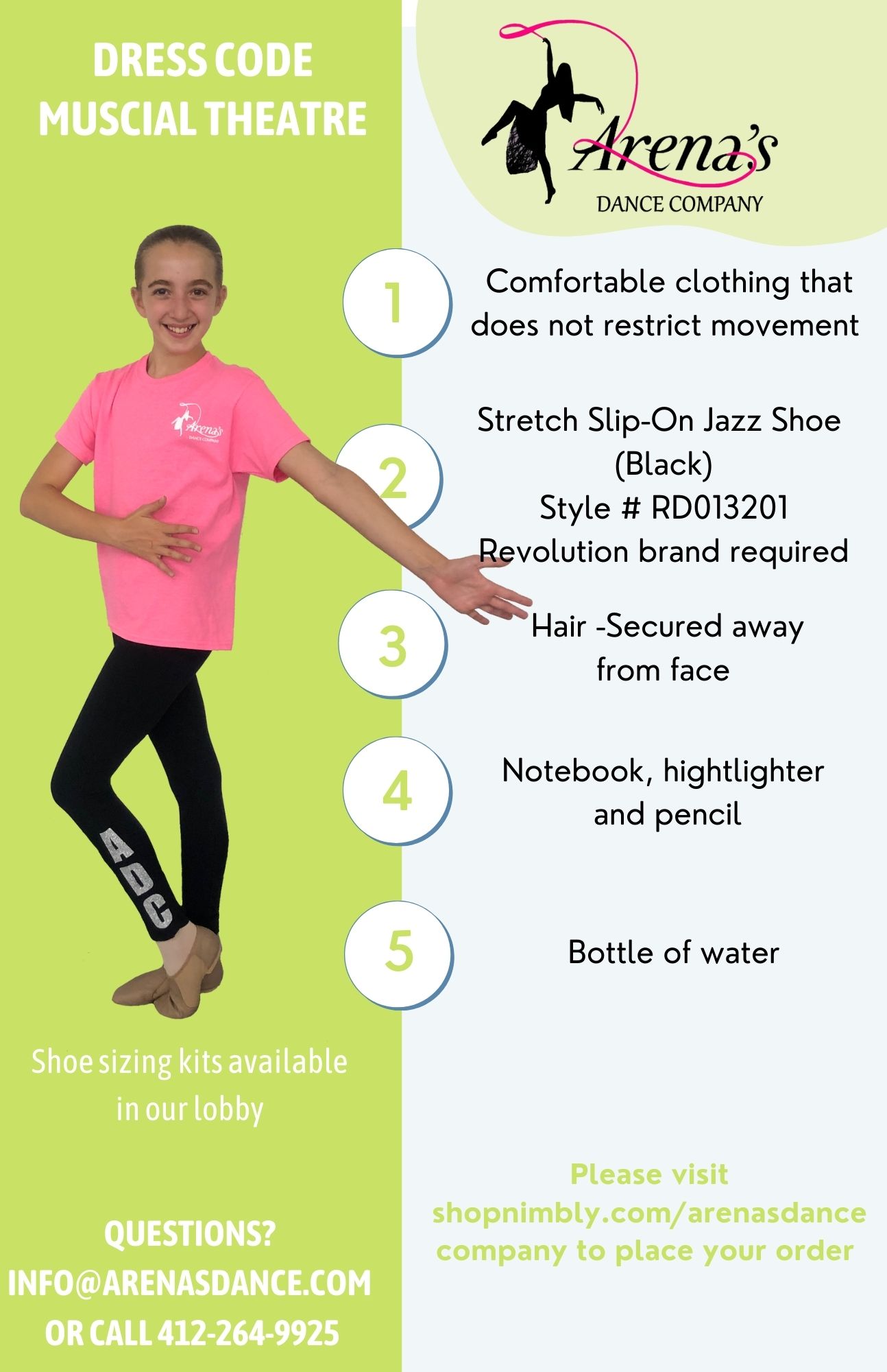 Dress Code Arena's Dance Company