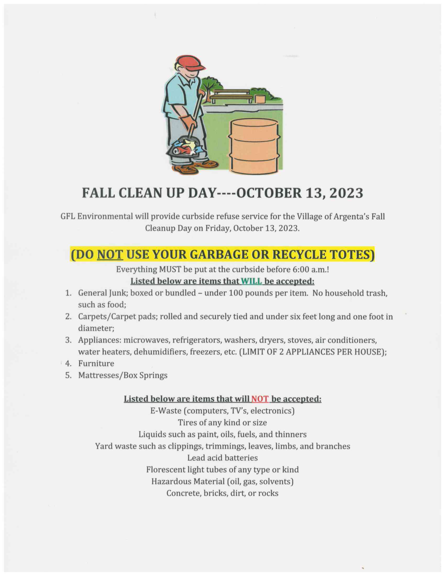 News Village of Argenta, Illinois