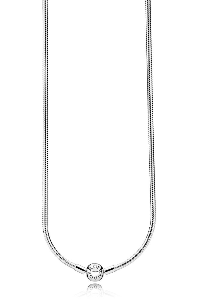 Pandora Moments Silver Charm Necklace