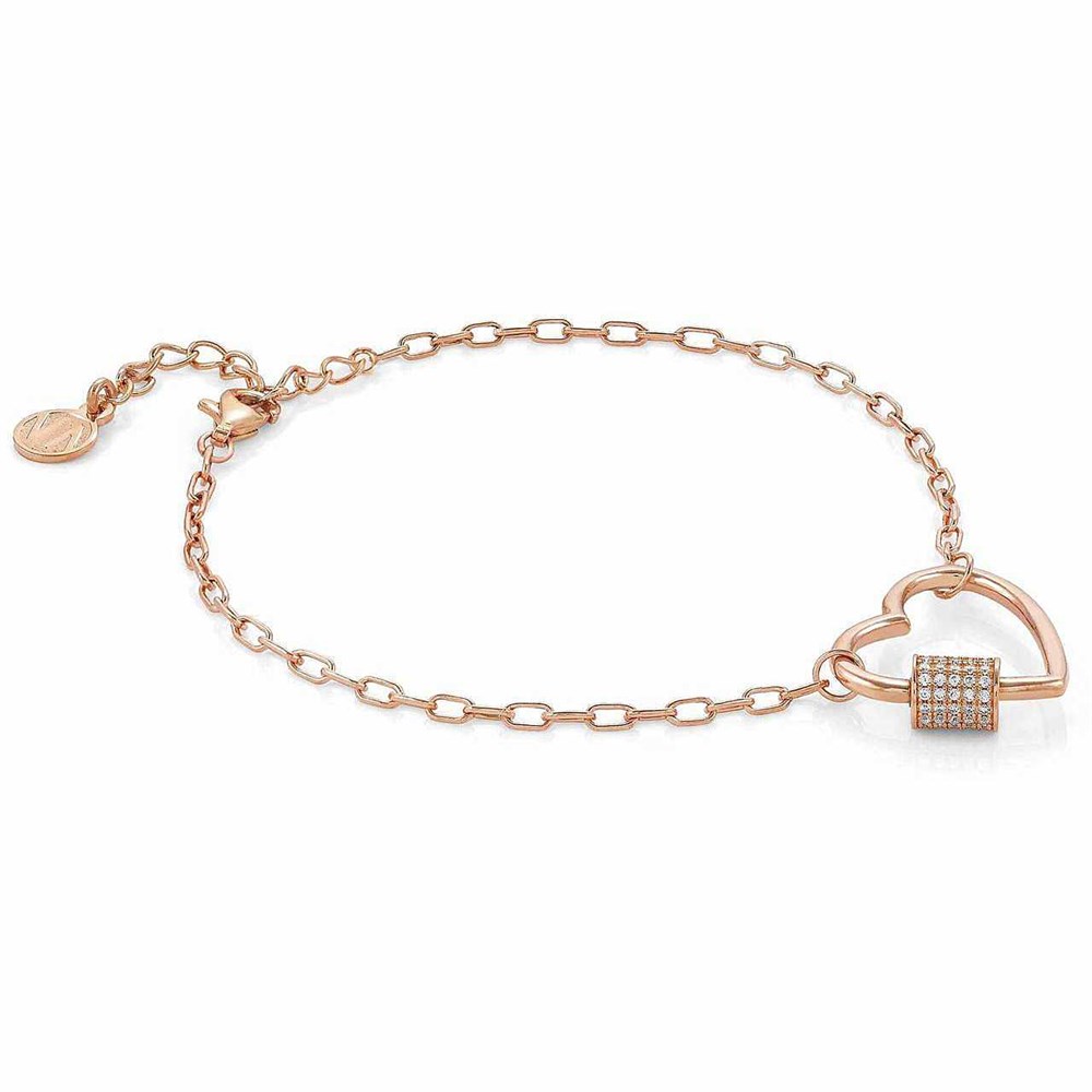 Nomination Rose Gold Charming Heart Bracelet