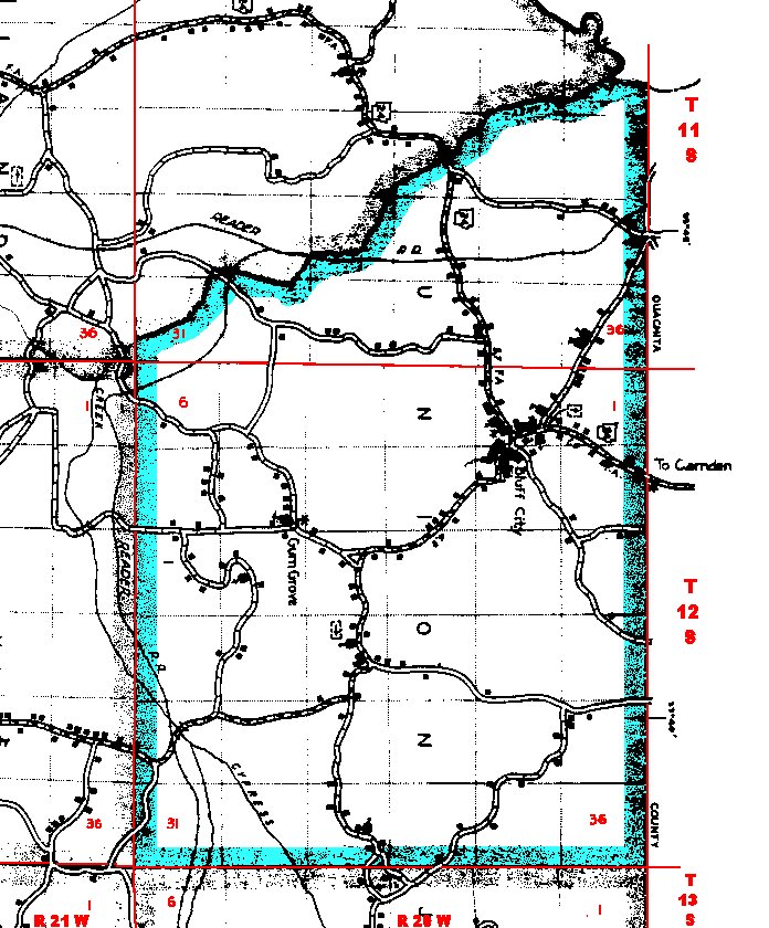 Nevada County, Arkansas part of the ARGen Project