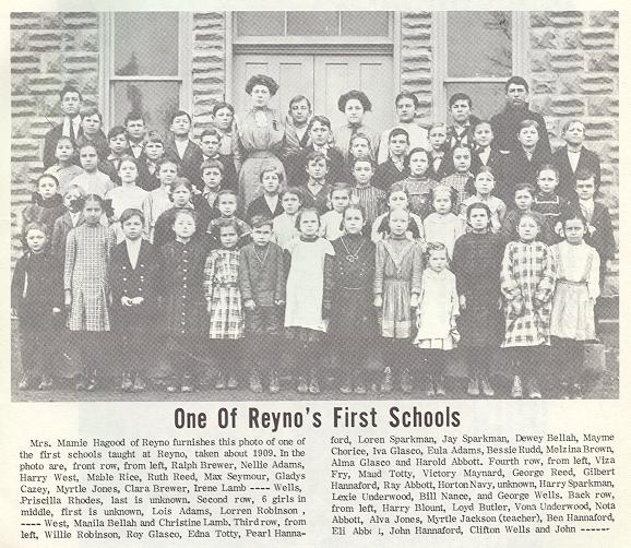 Schools In The Long Ago in Randolph County