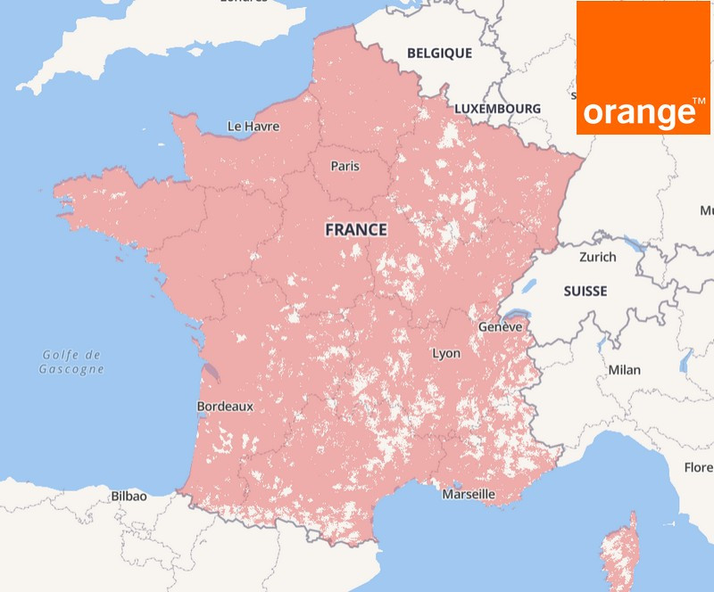 Le réseau mobile Orange