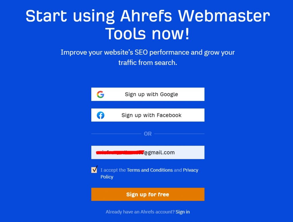 Cara Daftar Ahrefs Webmaster Tools » Arief Ramadhan