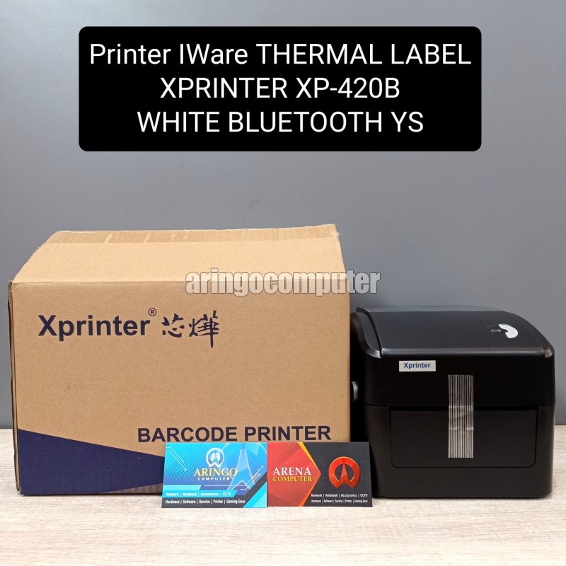 ARINGO Printer IWare THERMAL LABEL XPRINTER XP420B BLUETOOTH (Kertas