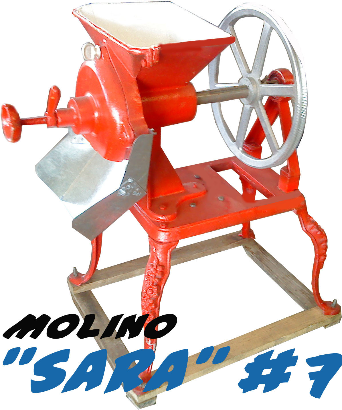 Molino casero para granos Hydraulic actuators