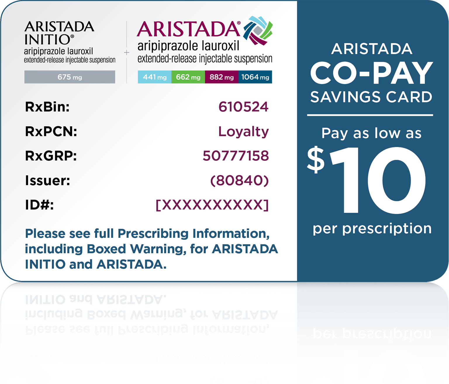 ARISTADA® (aripiprazole lauroxil) Copay Savings