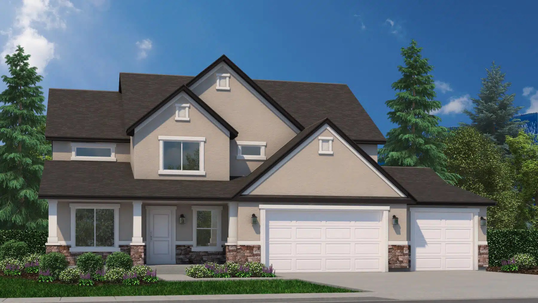 Alexa Single Family Home Two Story Floor Plan Arive Homes