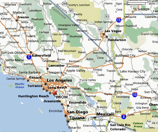 California Map Irvine