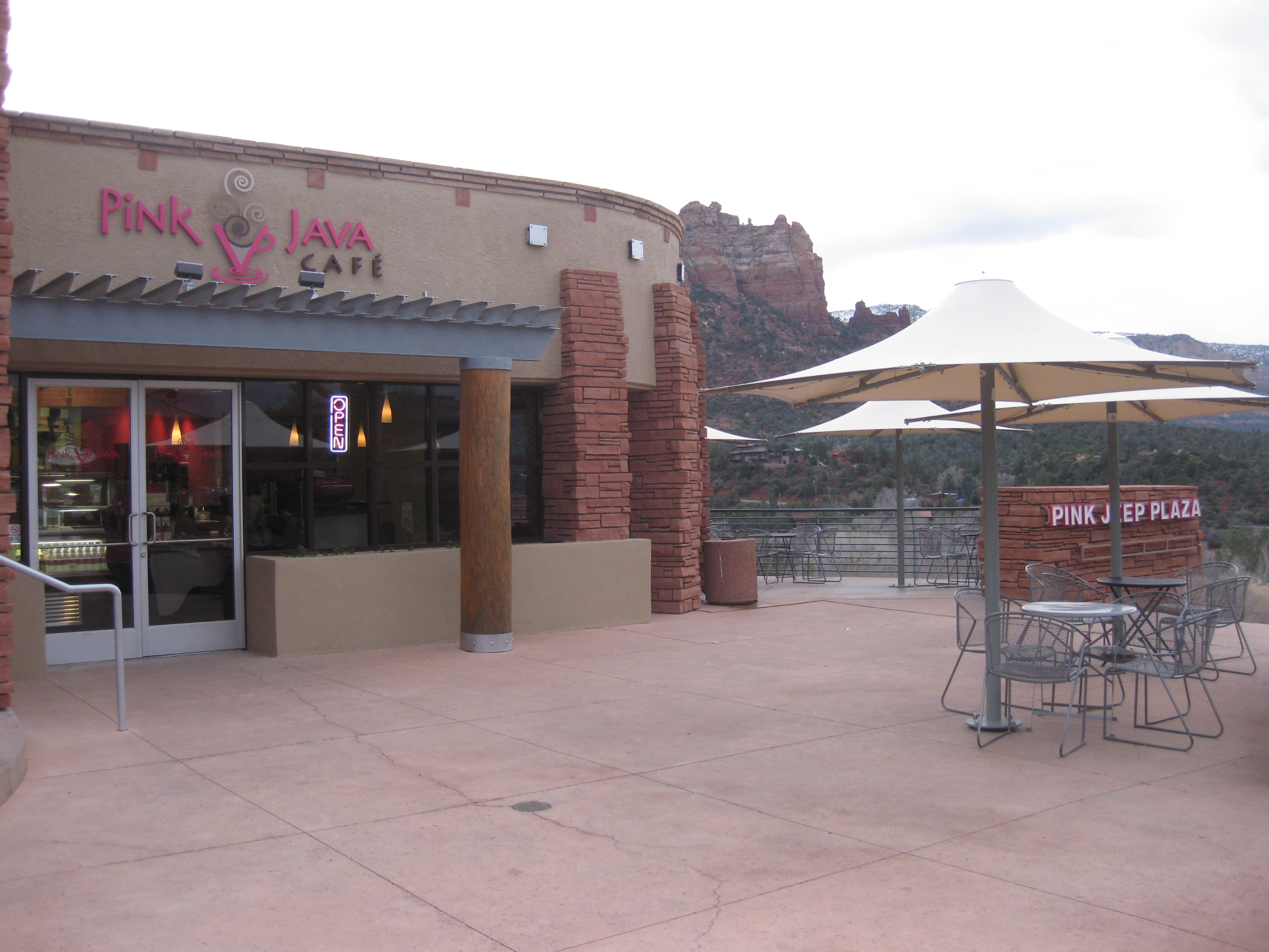 Pink Java Cafe in Uptown Sedona, AZ Arizona Coffee
