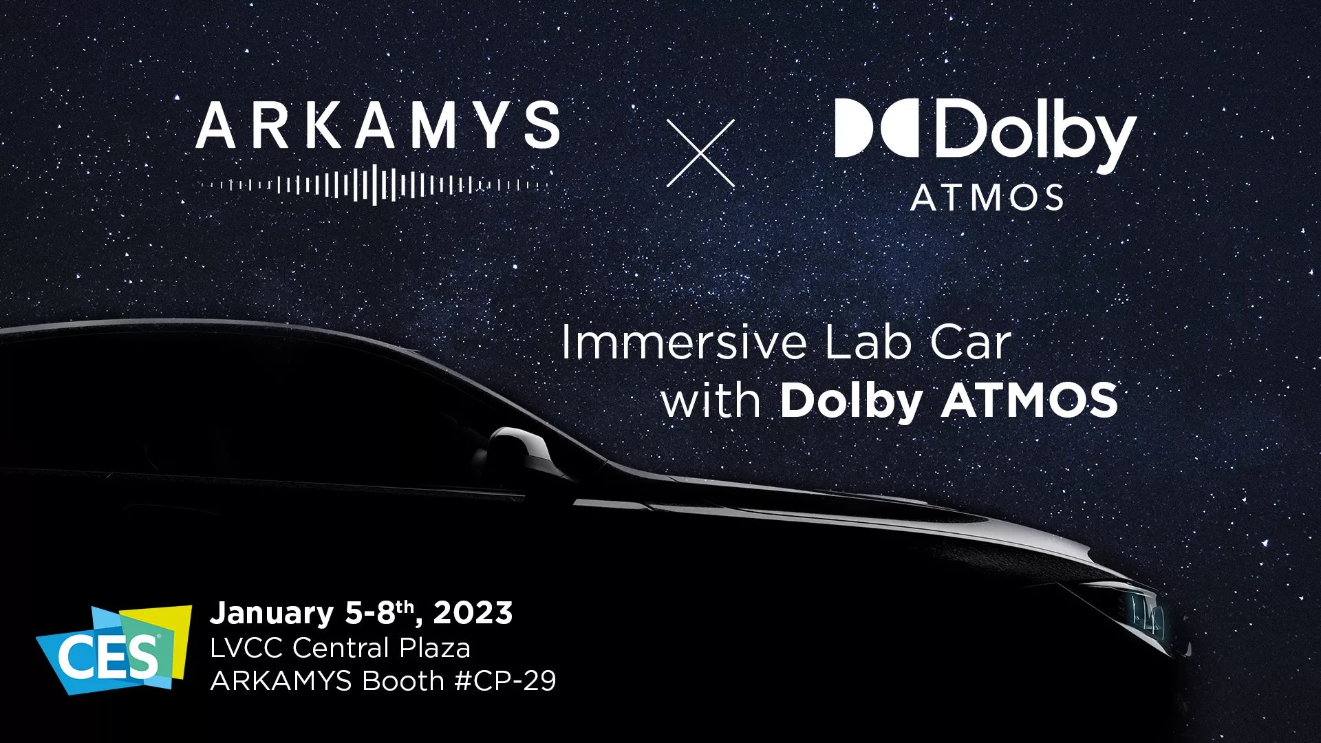 Arkamys premium incar entertainment experience with Dolby ATMOS at CES