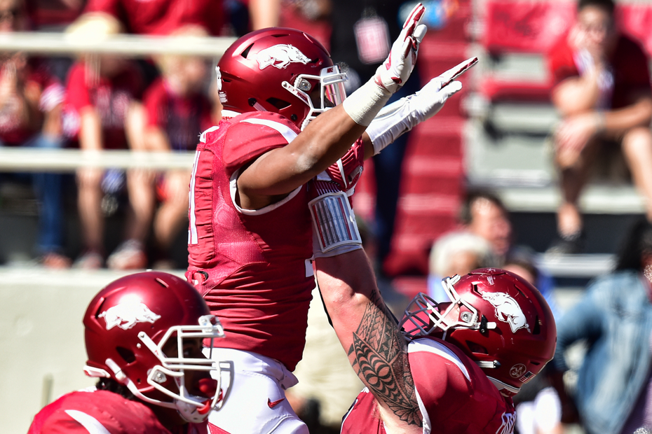 17 Top Images Arkansas Razorbacks Football Score Harris Garners AP