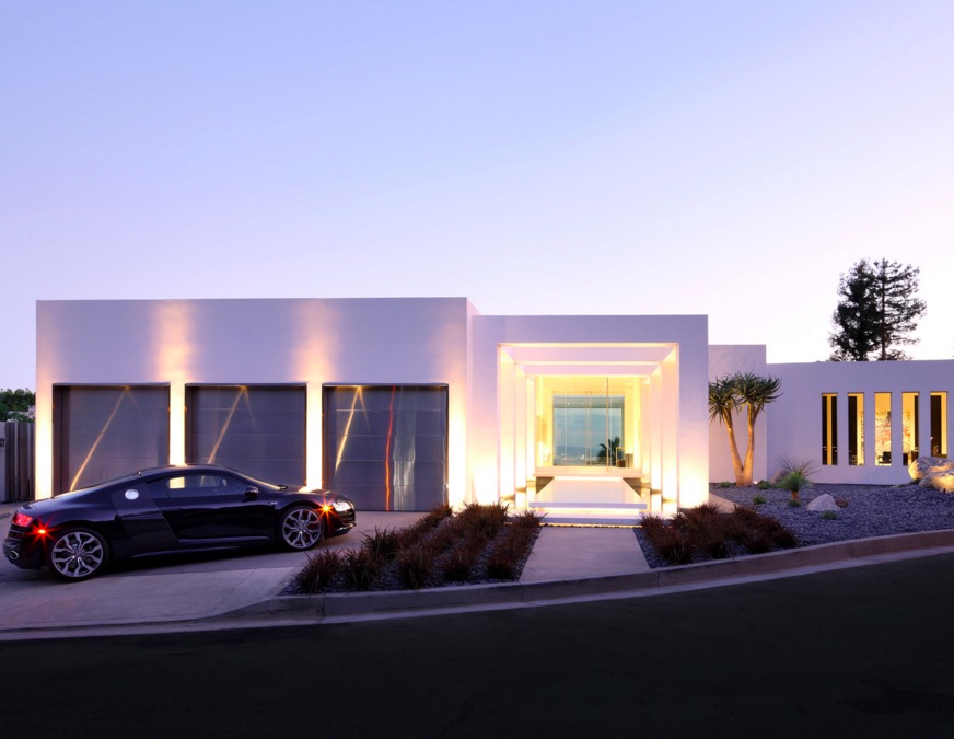 Maison design sur les collines d'Hollywood