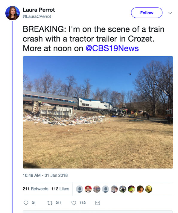 Explanation Images Look Different from Crash Near Crozet