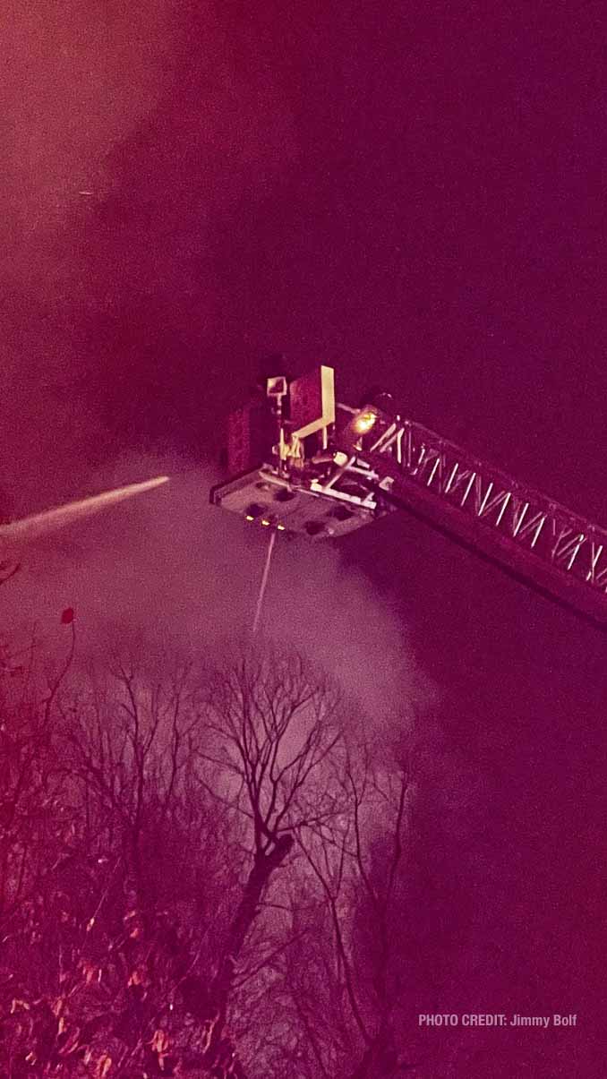 Extra Alarm House Fire on Meadowlark Ln Near Quentin Rd and Cuba Rd