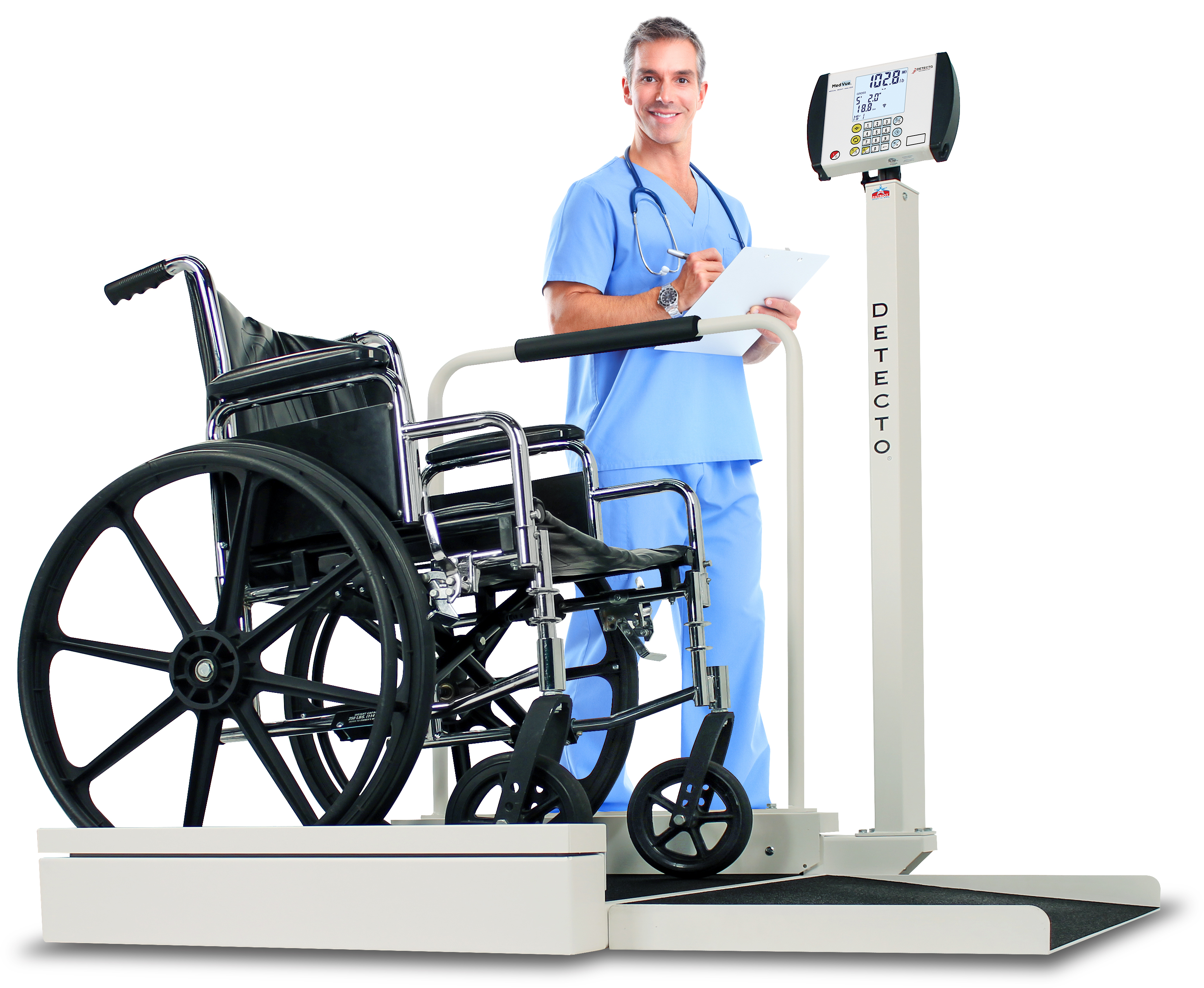 6495 Stationary Wheel Chair Scale Arlington Scale