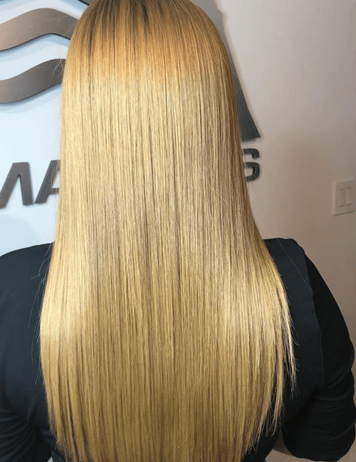 Check out this amazing result of Discovery hair treatment at hair salon Armandeus Orlando