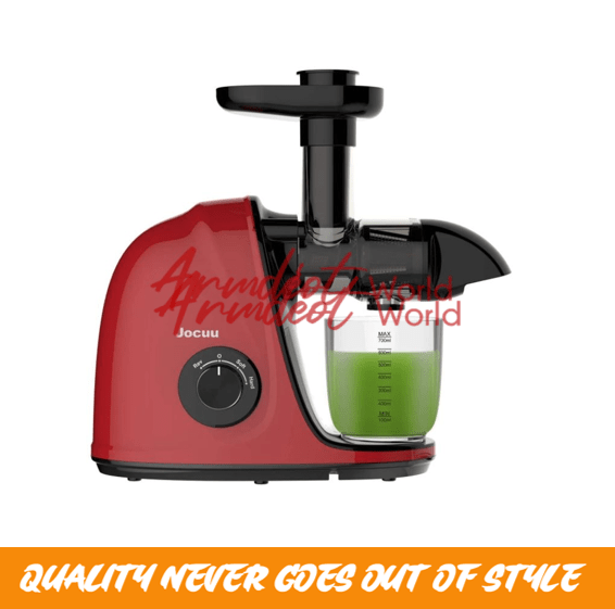 Slow Masticating Juicer Extractor JOCUU {Red} Armdeot Interiors