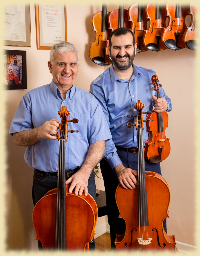 Hratch and Artak Armenious Violin maker, Viola, Cello Makers