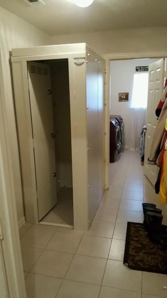 Product Installs Armored Closet