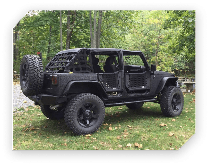 Jeep Middle Button ArmorThane Polyurea Polyurethane Protective