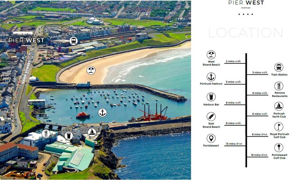 Pier West, Kerr Street, Portrush, New homes for sale in Northern Ireland