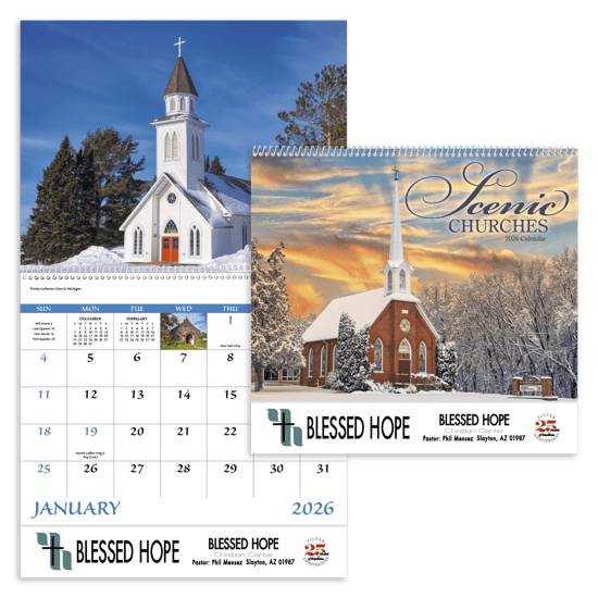 Scenic Churches Calendars
