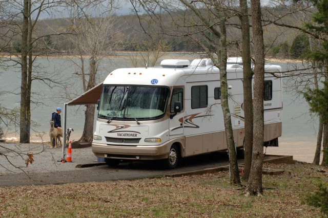 Great lakeside views await visitors at Nashville District campgrounds