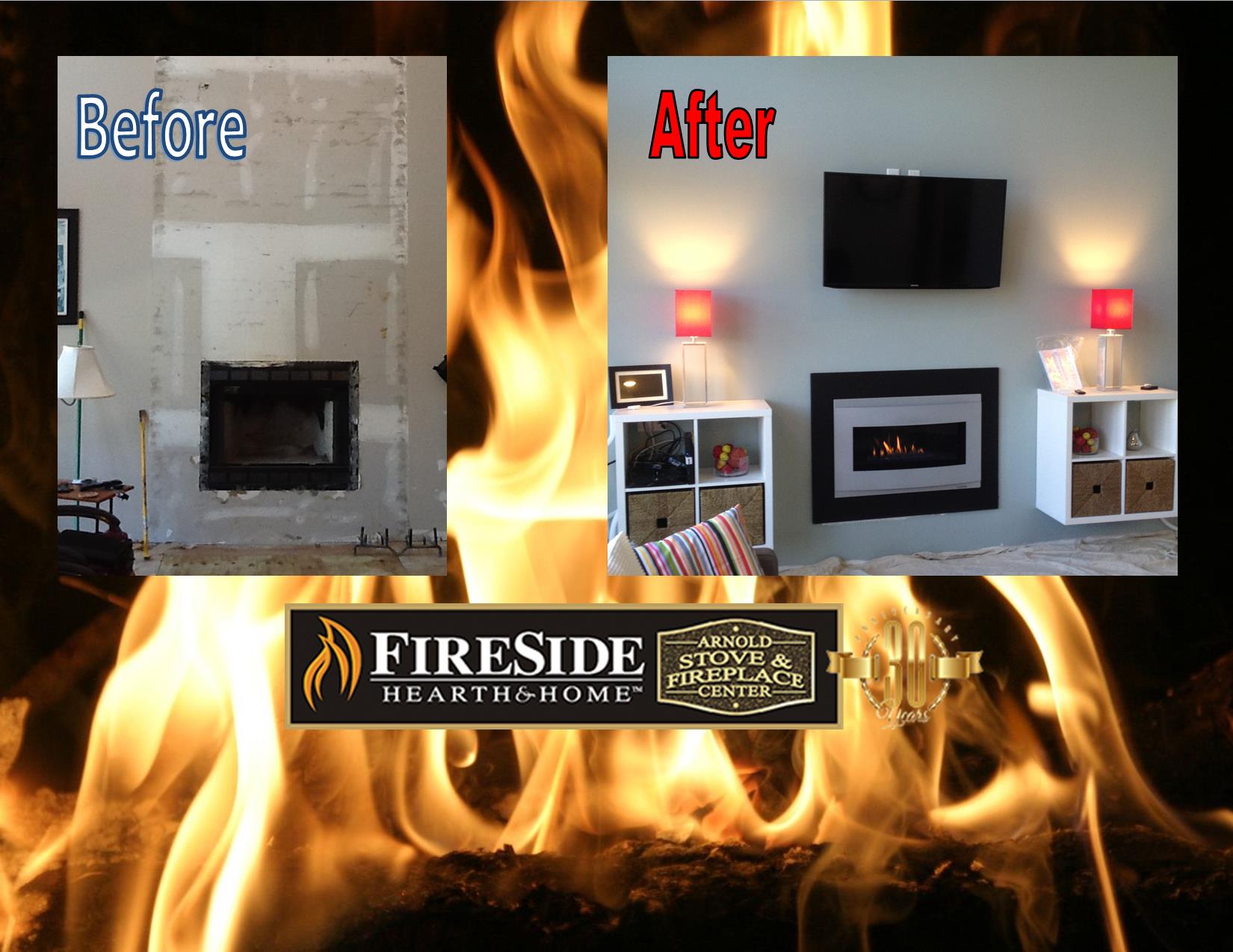 Before&After5 Fireside Hearth & Home