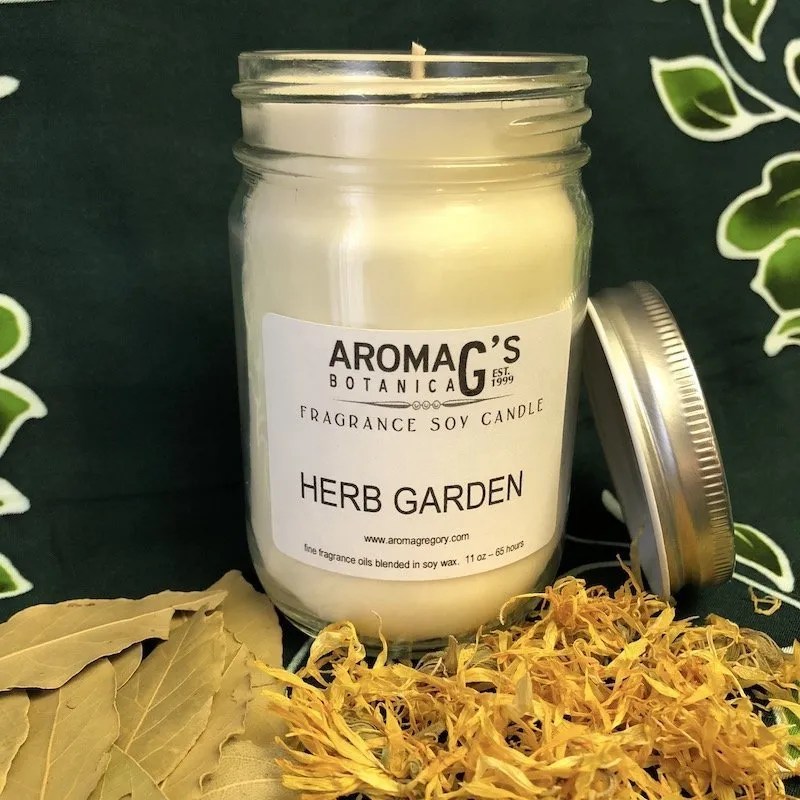 Herb Garden Soy Candle aromaG's Botanica