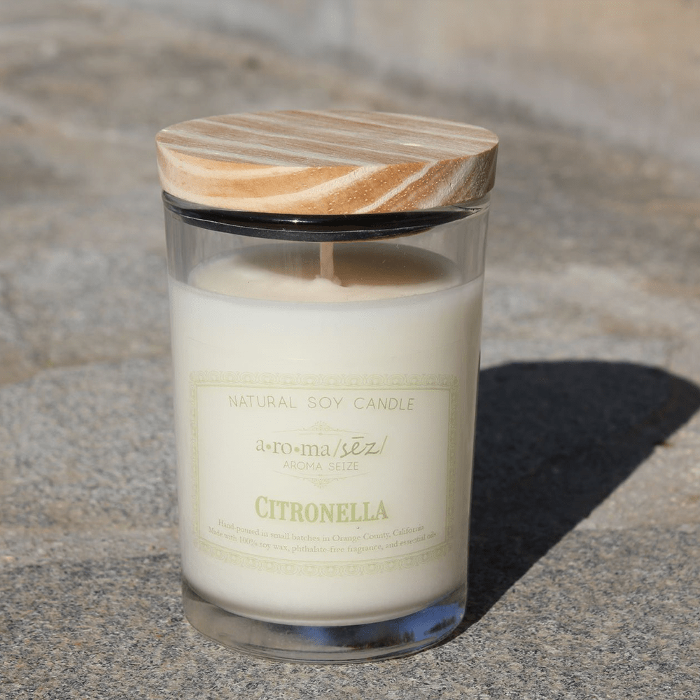 Citronella Soy Candle Aroma Seize