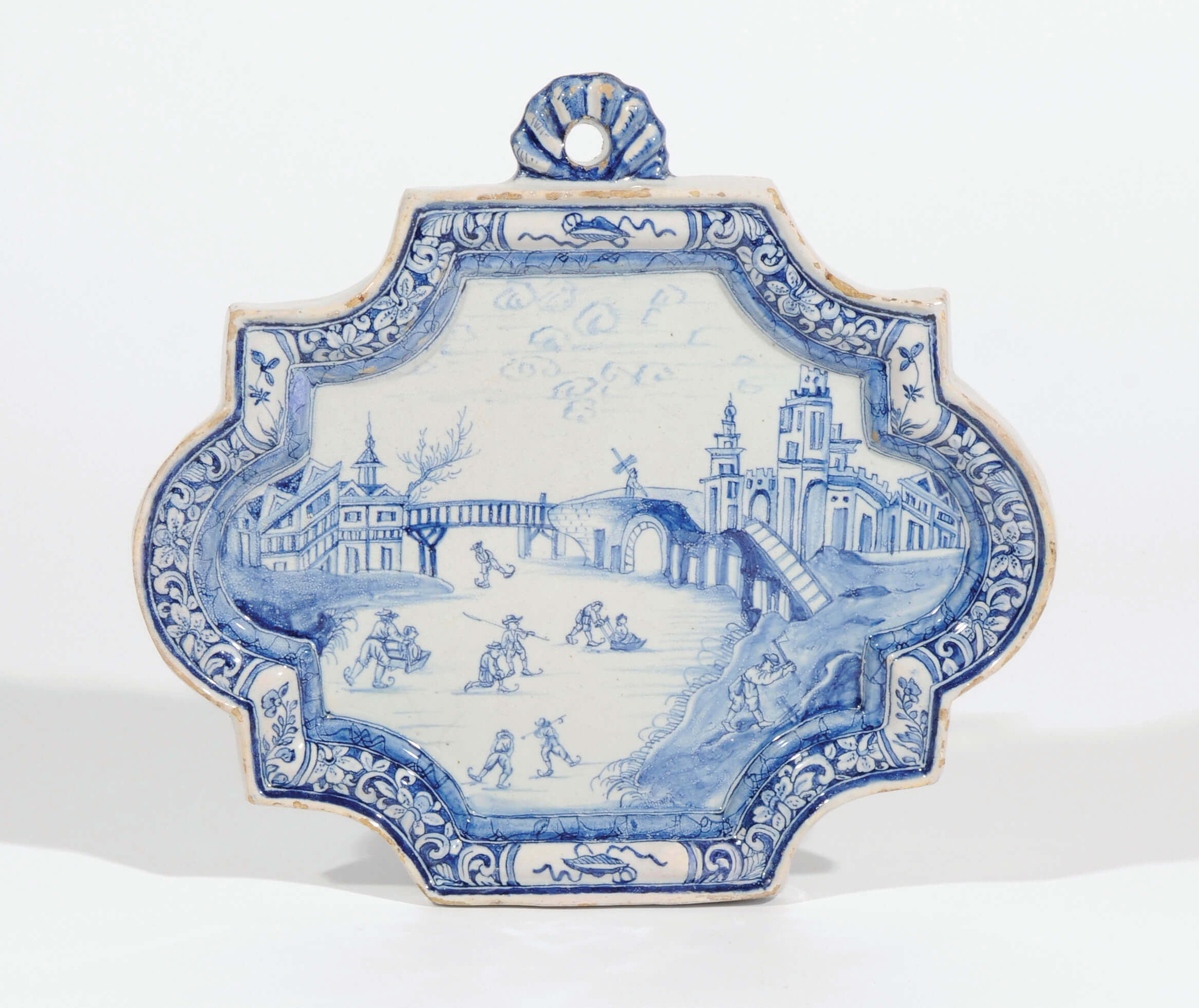 Dutch Winters Presented in Dutch Delftware Aronson Antiquairs of