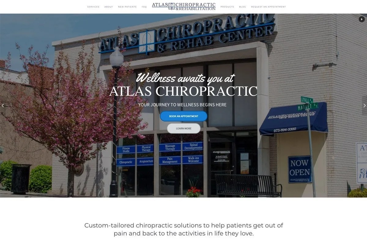 Atlas Chiropractic Aronson Hecht Agency NJ Advertising Agency