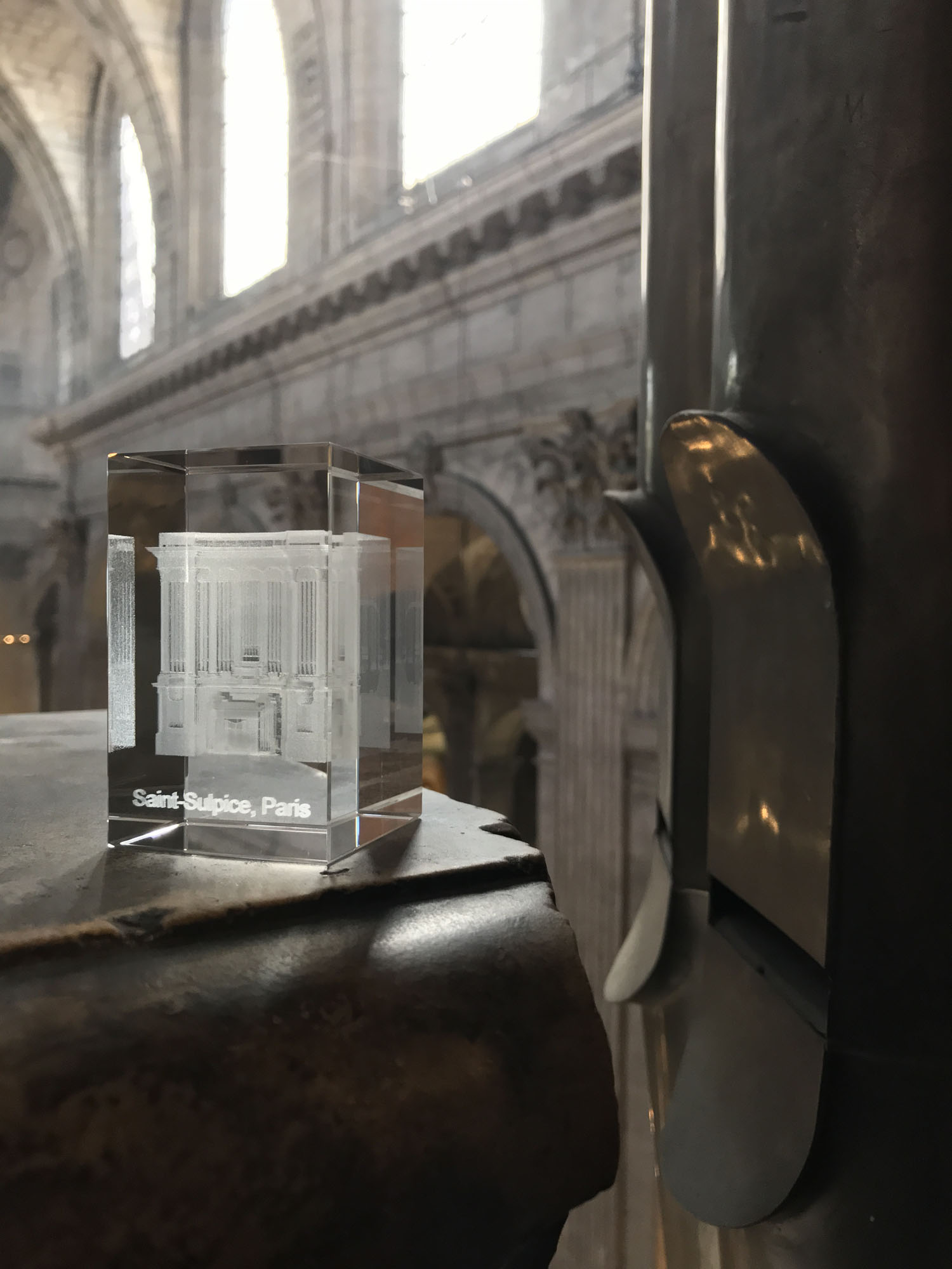 Bloc de verre gravure 3D laser / Glass block 3D laser